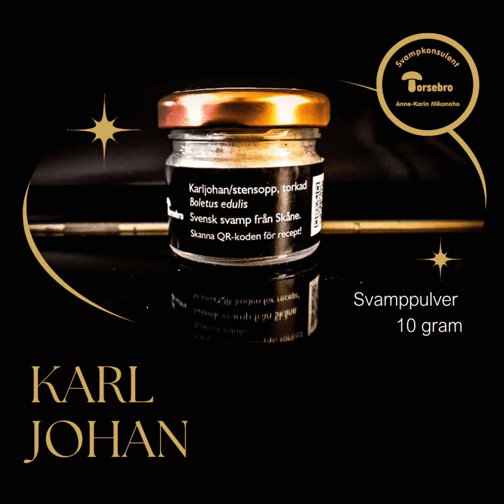 Svamppulver Karljohan 10 gram stensopp Boletus edulis i butik