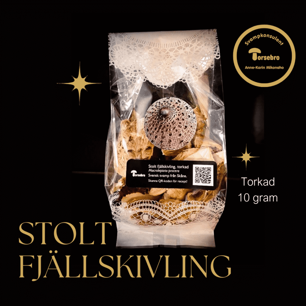 Torkad stolt fjällskivling 10 gram i butik